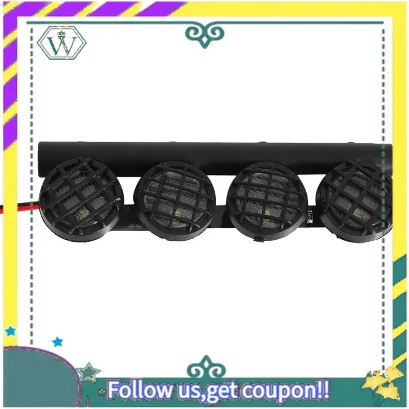 (New) 2X Multi-Function Ultra Bright Lamp LED Roof Light Bar With 4 Spotlights For 1/10 1/8 RC Car HSP TAMIYA CC01 Axial SCX10
(New) 2X Multi-Function Ultra Bright Lamp LED Roof Light Bar With 4 Spotlights For 1/10 1/8 RC Car HSP TAMIYA CC01 Axial SCX10