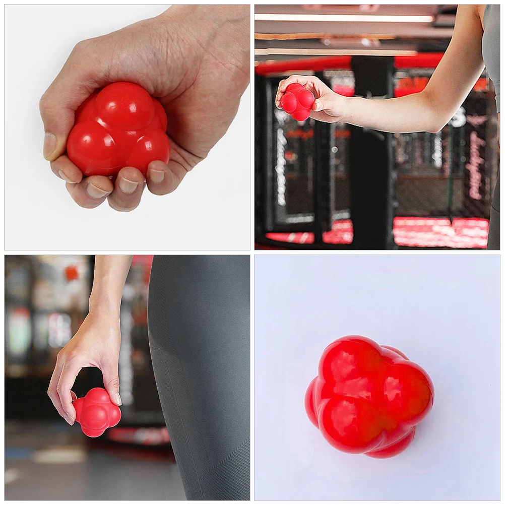 Silicone Agility Training Ball 68mm Red Large Hexagonal Reaction Balls for Fitness Sports Exercise
Silicone Agility Training Ball 68mm Red Large Hexagonal Reaction Balls for Fitness Sports Exercise