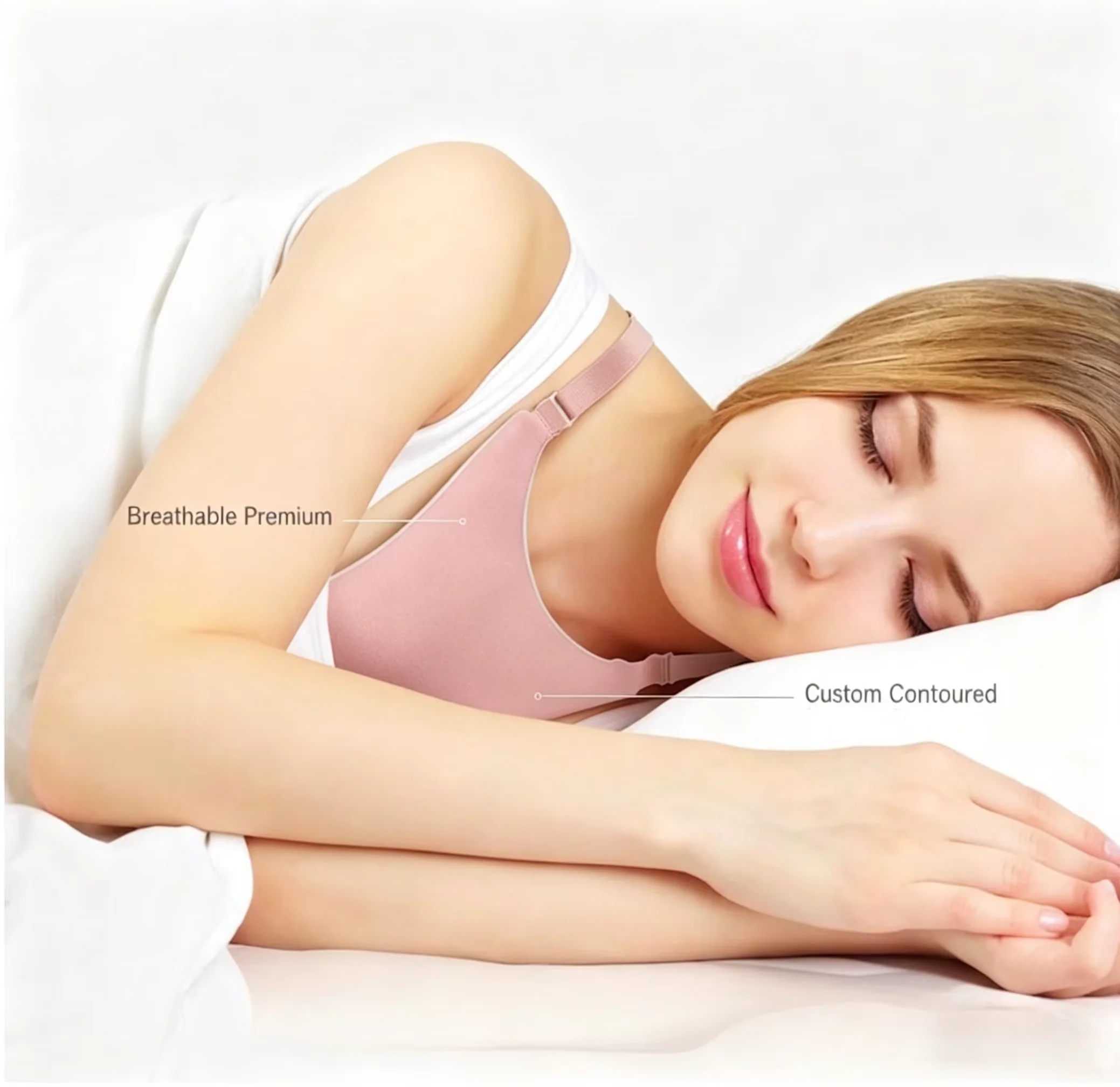 Anti-Wrinkle Breast Pillow for Side Sleepers, Adjustable Cleavage Support Pad, Reduce Chest Wrinkles, Essential Oil Friendly, Ov
Anti-Wrinkle Breast Pillow for Side Sleepers, Adjustable Cleavage Support Pad, Reduce Chest Wrinkles, Essential Oil Friendly, Ov