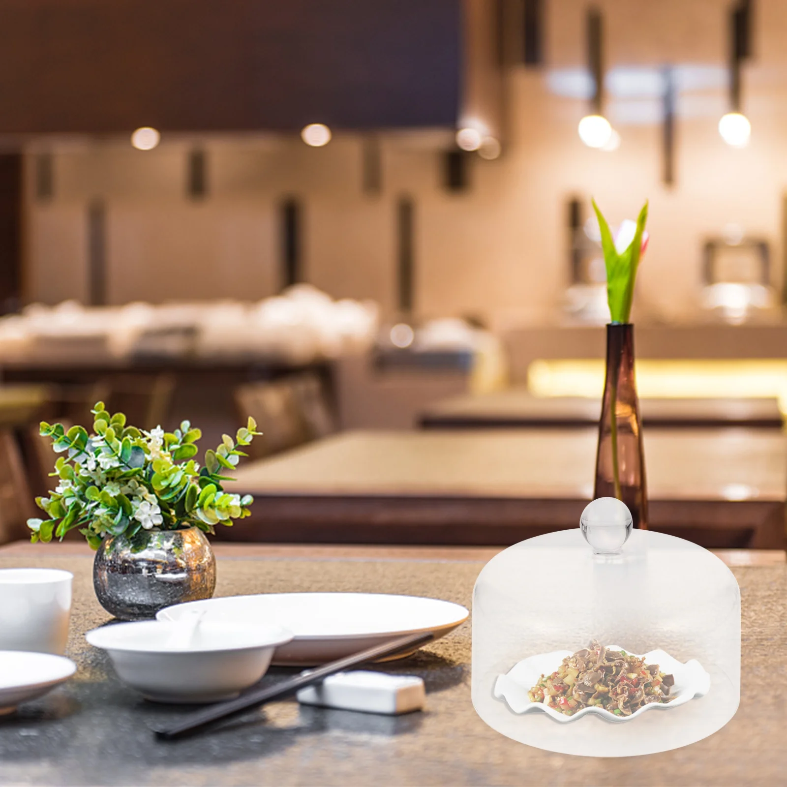 Acrylic Clear Cake Dome Cover Easy Use Food Plate Lid Rounded Dome Design Cake Dessert Display Food Plate Lid
Acrylic Clear Cake Dome Cover Easy Use Food Plate Lid Rounded Dome Design Cake Dessert Display Food Plate Lid