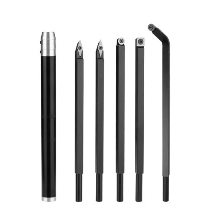 Woodworking Turning Tool Set Black with Bend
Woodworking Turning Tool Set Black with Bend