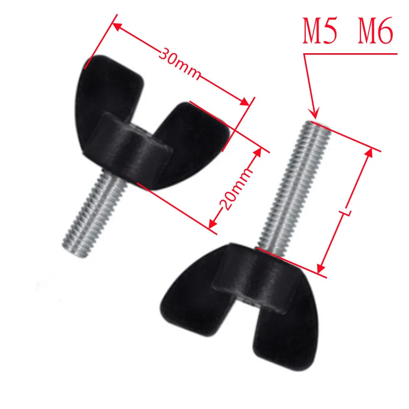 5pcs M5 M6 DIN316 Black Plastic Head Butterfly Wing Bolts Set Claw Thumb Screws for DIY Crafts And Home Projects
5pcs M5 M6 DIN316 Black Plastic Head Butterfly Wing Bolts Set Claw Thumb Screws for DIY Crafts And Home Projects