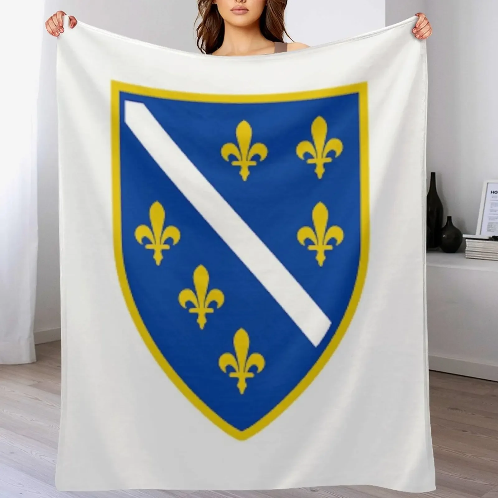 Bosna Trend Bosnia Throw Blanket Soft Sherpa Fleece Warm Blanket for Winter
Bosna Trend Bosnia Throw Blanket Soft Sherpa Fleece Warm Blanket for Winter