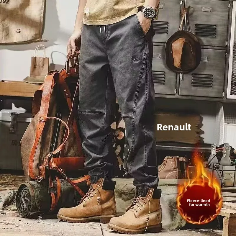 Large Size Men's Casual Pants Spring Autumn Loose Wear Resistant Work Trousers Breathable Straight Leg Pants with kets
Large Size Men's Casual Pants Spring Autumn Loose Wear Resistant Work Trousers Breathable Straight Leg Pants with kets