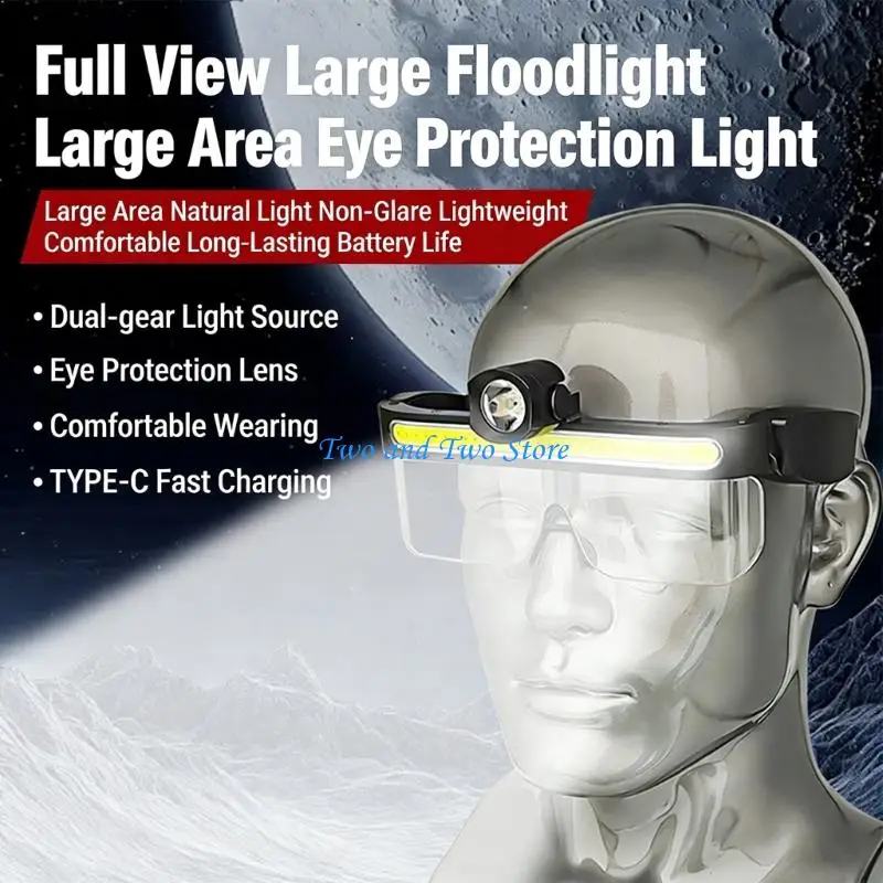 HX6F USB Charging Safety Glasses With Double Lighting Mode For Night Cycling Fishing
HX6F USB Charging Safety Glasses With Double Lighting Mode For Night Cycling Fishing