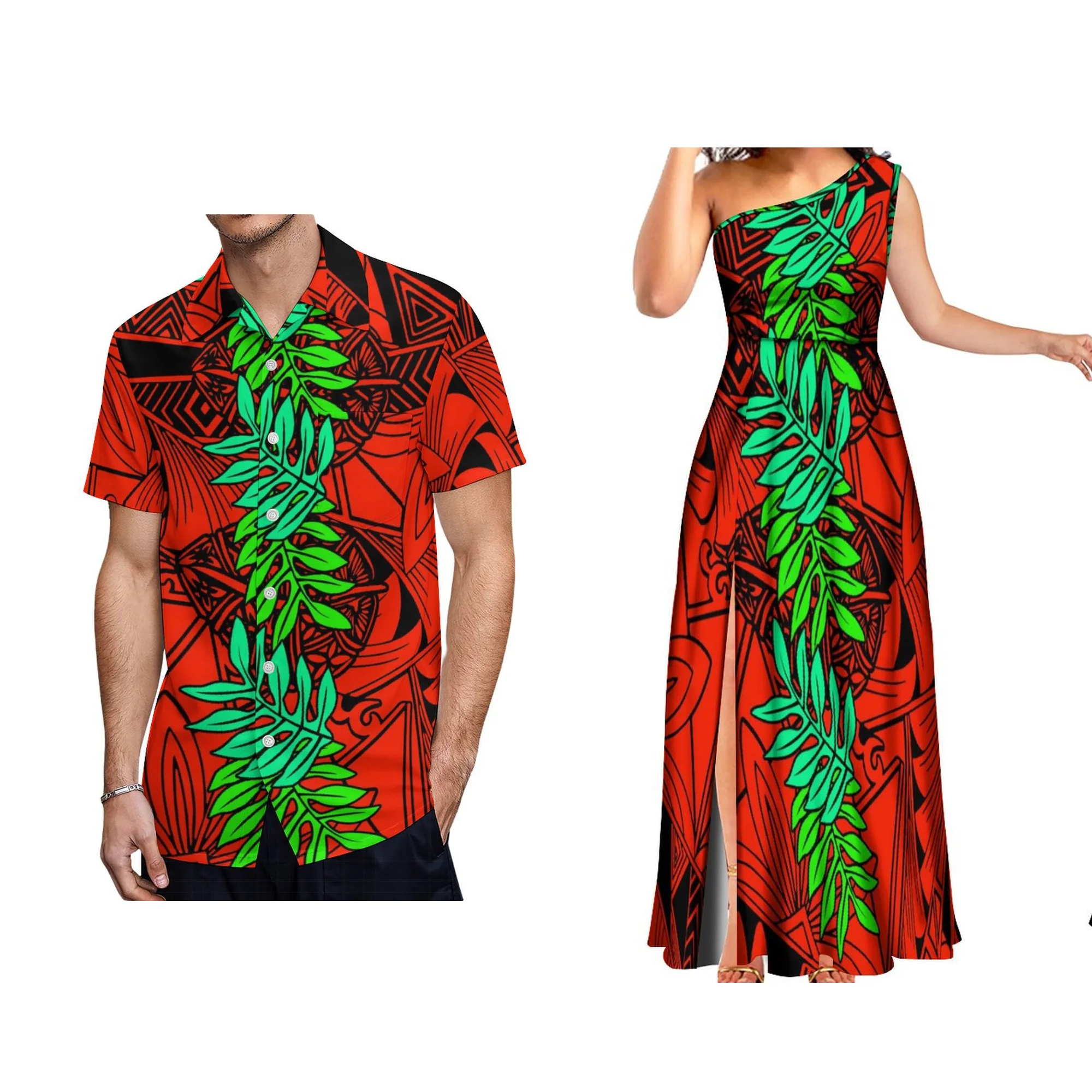 Polynesian Dress Maxi Dress Custom Pattern Design New Diagonal Shoulder Elegant Slit Maxi Dress
Polynesian Dress Maxi Dress Custom Pattern Design New Diagonal Shoulder Elegant Slit Maxi Dress