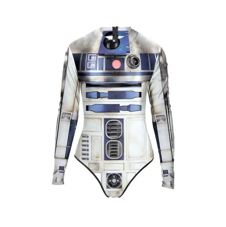 Women Cyberpunk Zipper Swimwear Bodysuit Digital Print Robot Punk Armor Jumpsuit Halloween Carnival Party Cosplay Zentai Suit
Women Cyberpunk Zipper Swimwear Bodysuit Digital Print Robot Punk Armor Jumpsuit Halloween Carnival Party Cosplay Zentai Suit