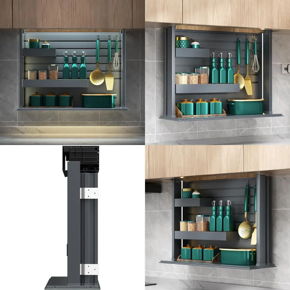 LED Lighted Pantry Organizer with Touch Switch and Anti-Collision Feature for Spices and Seasonings
LED Lighted Pantry Organizer with Touch Switch and Anti-Collision Feature for Spices and Seasonings