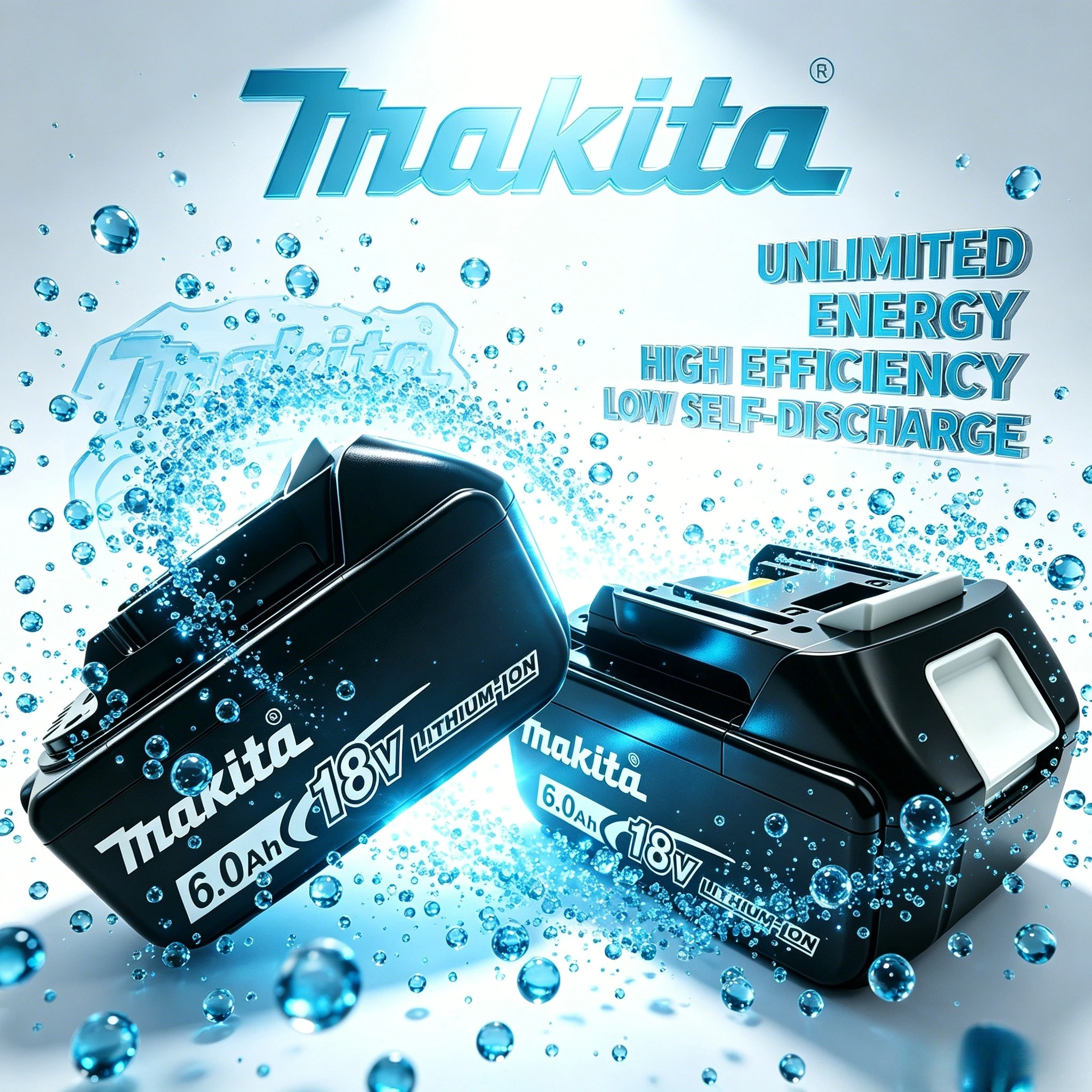 Original Makita 18V 6.0Ah Lithium 18650 Battery Strong Power Stable Discharge for Makita 18V Construction Site Heavy Duty Tools
Original Makita 18V 6.0Ah Lithium 18650 Battery Strong Power Stable Discharge for Makita 18V Construction Site Heavy Duty Tools