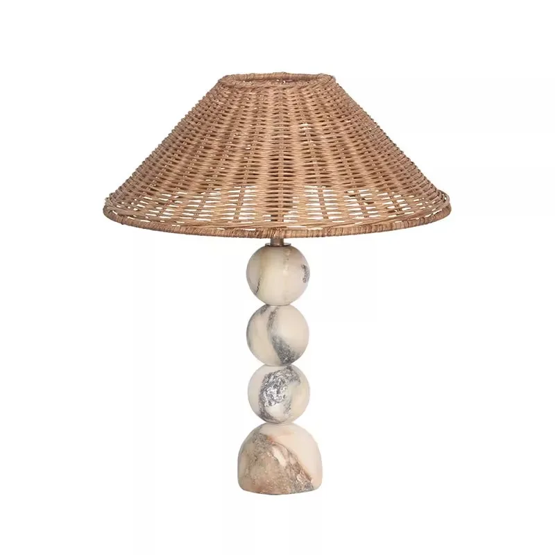 Table lamp Modern light luxury villa marble decorative lamp Bedroom bedside lamp
Table lamp Modern light luxury villa marble decorative lamp Bedroom bedside lamp