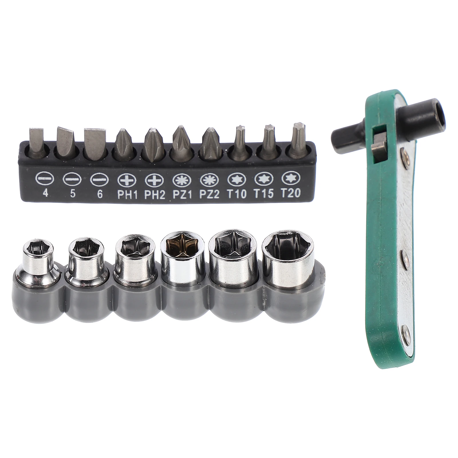 1 Set Sturdy Steel Ratchet Kit Replaceable Sleeves Car Bike Repair Tool Maintenance Wrench Set Adjustable Click Combination
1 Set Sturdy Steel Ratchet Kit Replaceable Sleeves Car Bike Repair Tool Maintenance Wrench Set Adjustable Click Combination