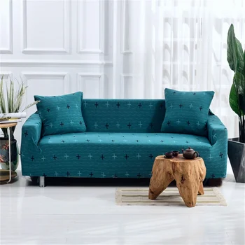 Geometric Sofa Cover Plant Elastic Full Cover 3 Seater Sofa Covers Home Sofa Decoration 4 Retractable And Reclining Sofas Covers