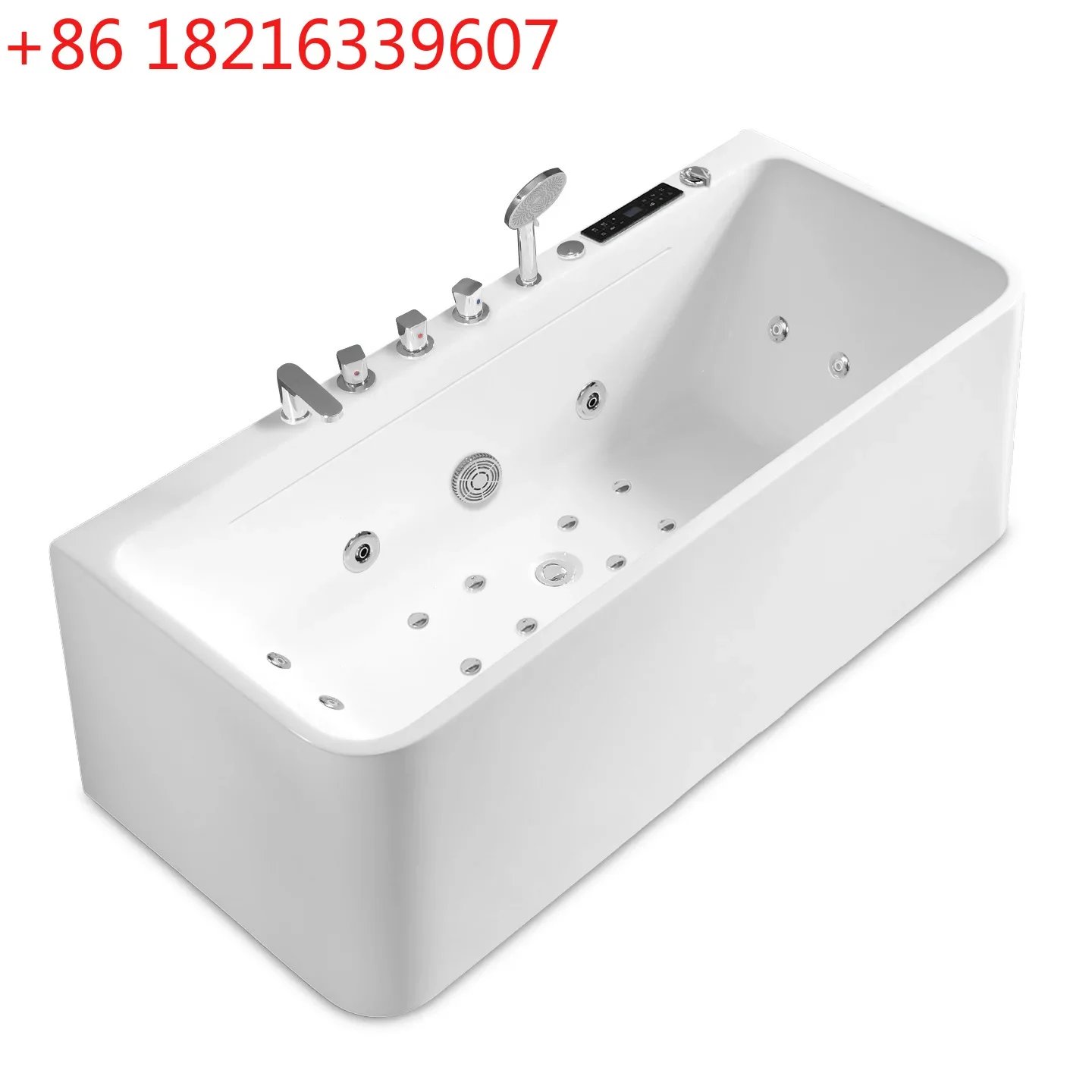Free-standing spa bathtub acrylic air jet surf tank
Free-standing spa bathtub acrylic air jet surf tank