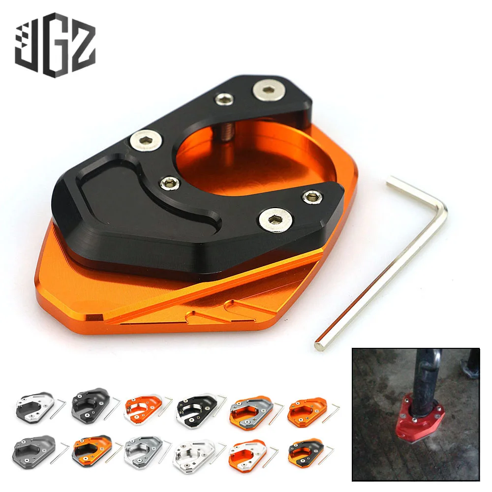 Motorcycle CNC Kickstand Enlarge Plate Side Stand Extension Pad for KTM DUKE RC 390 125 200 250 690 SMC Enduro 990 950 Adventure
Motorcycle CNC Kickstand Enlarge Plate Side Stand Extension Pad for KTM DUKE RC 390 125 200 250 690 SMC Enduro 990 950 Adventure