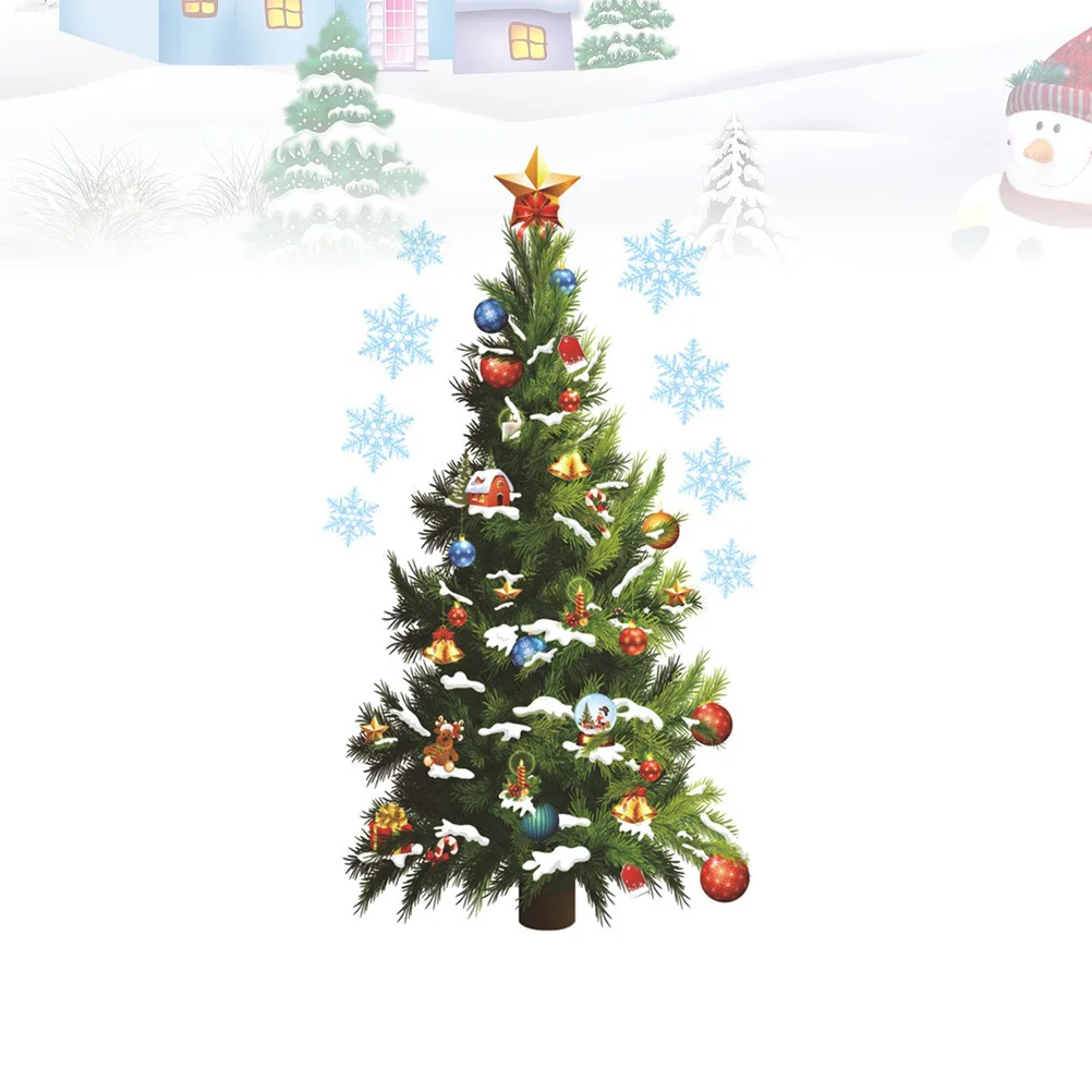 Christmas Tree Wall Sticker Premium for Window Wall Removable Snowflake Xmas Festival Decoration Christmas Sticker
Christmas Tree Wall Sticker Premium for Window Wall Removable Snowflake Xmas Festival Decoration Christmas Sticker