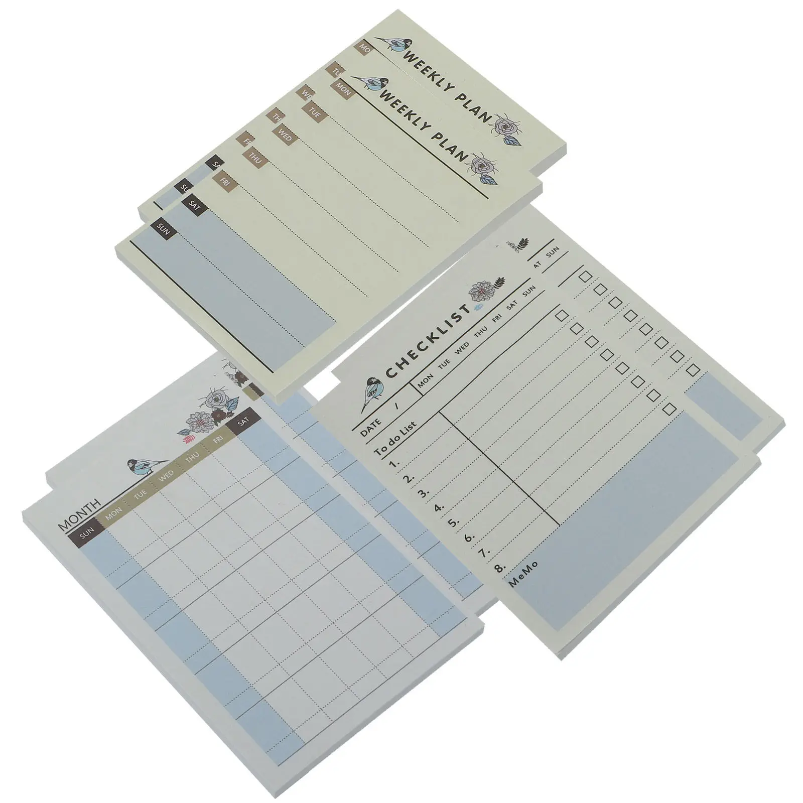 6 Books Planner Notepad Paper Material Daily to Do List Tear Off Planner Undated Weekly Schedule Memo Pads for Students Office
6 Books Planner Notepad Paper Material Daily to Do List Tear Off Planner Undated Weekly Schedule Memo Pads for Students Office
