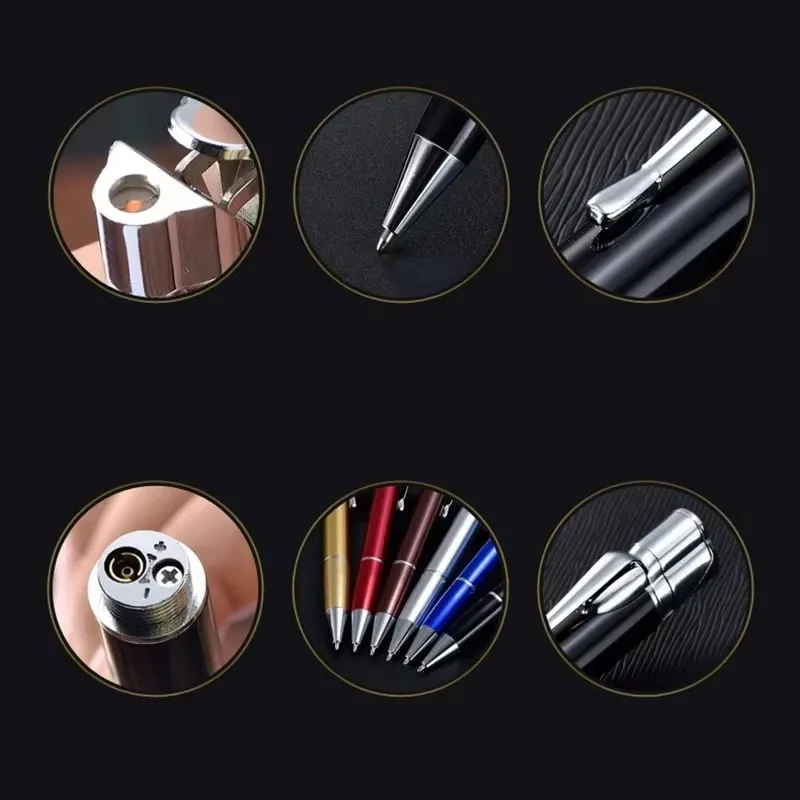 Pen-Style Jet Flame Lighter Windproof Metal Butane Torch for Outdoor Camping Business Gifts Refillable Portable Gas Lighter
Pen-Style Jet Flame Lighter Windproof Metal Butane Torch for Outdoor Camping Business Gifts Refillable Portable Gas Lighter