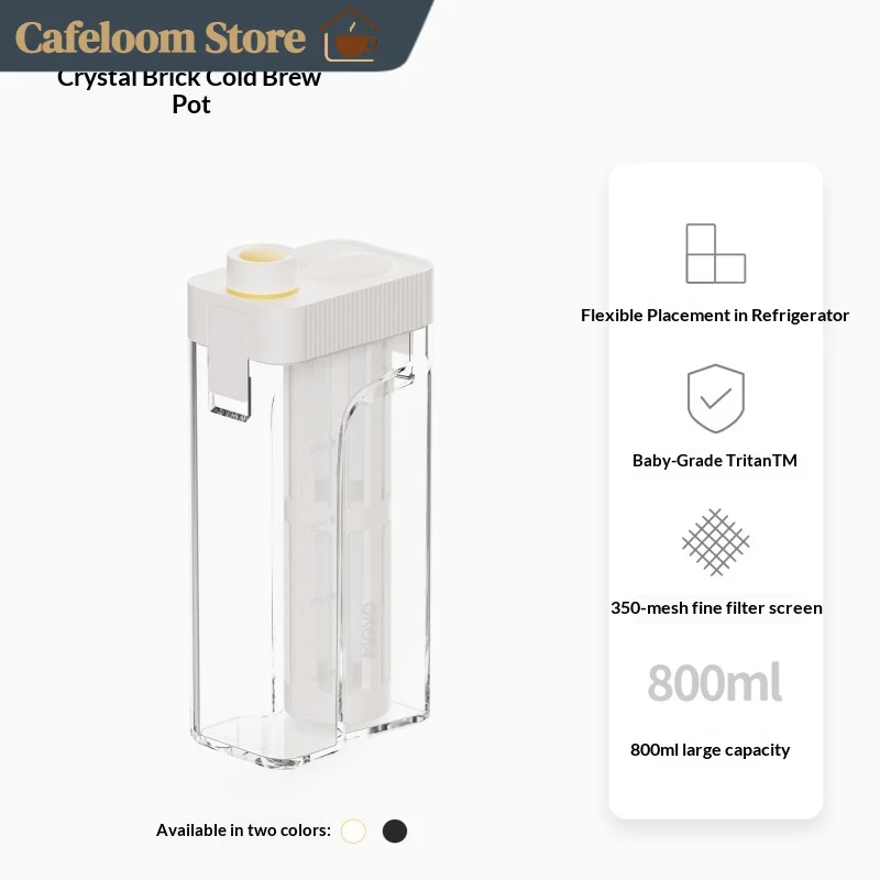 Mavo Crystal Brick Cold Brew Coffee Pot 800ml Large Capacity Cold Brew Cup & Bottle Professional Home Coffee Maker Cold Brew Pot
Mavo Crystal Brick Cold Brew Coffee Pot 800ml Large Capacity Cold Brew Cup & Bottle Professional Home Coffee Maker Cold Brew Pot