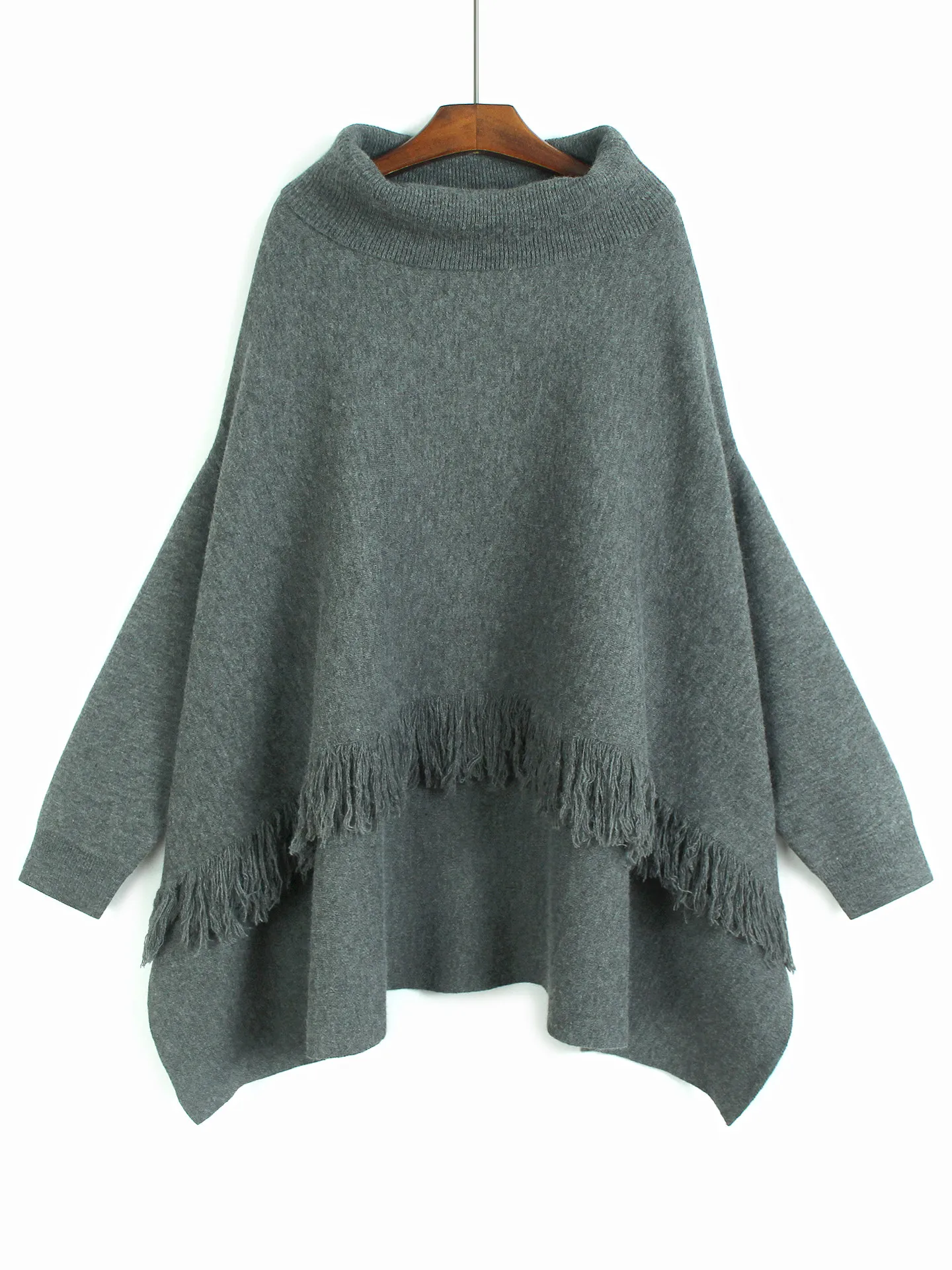 SuperAen однотонный асимметричный лоскутный свитер с кисточками для женщин, осенне-зимний новый свободный вязаный свитер-накидка большого размера
SuperAen однотонный асимметричный лоскутный свитер с кисточками для женщин, осенне-зимний новый свободный вязаный свитер-накидка большого размера