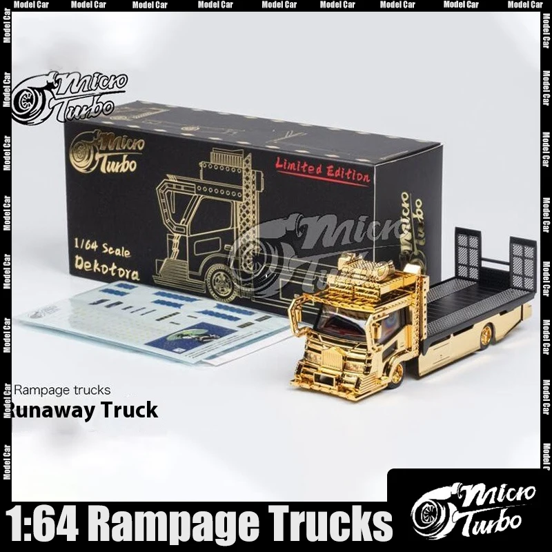 Microturbo Mt1:64 Rampage Trucks Miniature Model Car Alloy Car Low Slung Flatbed Car Collection Customization Birthday Toys Gift
Microturbo Mt1:64 Rampage Trucks Miniature Model Car Alloy Car Low Slung Flatbed Car Collection Customization Birthday Toys Gift