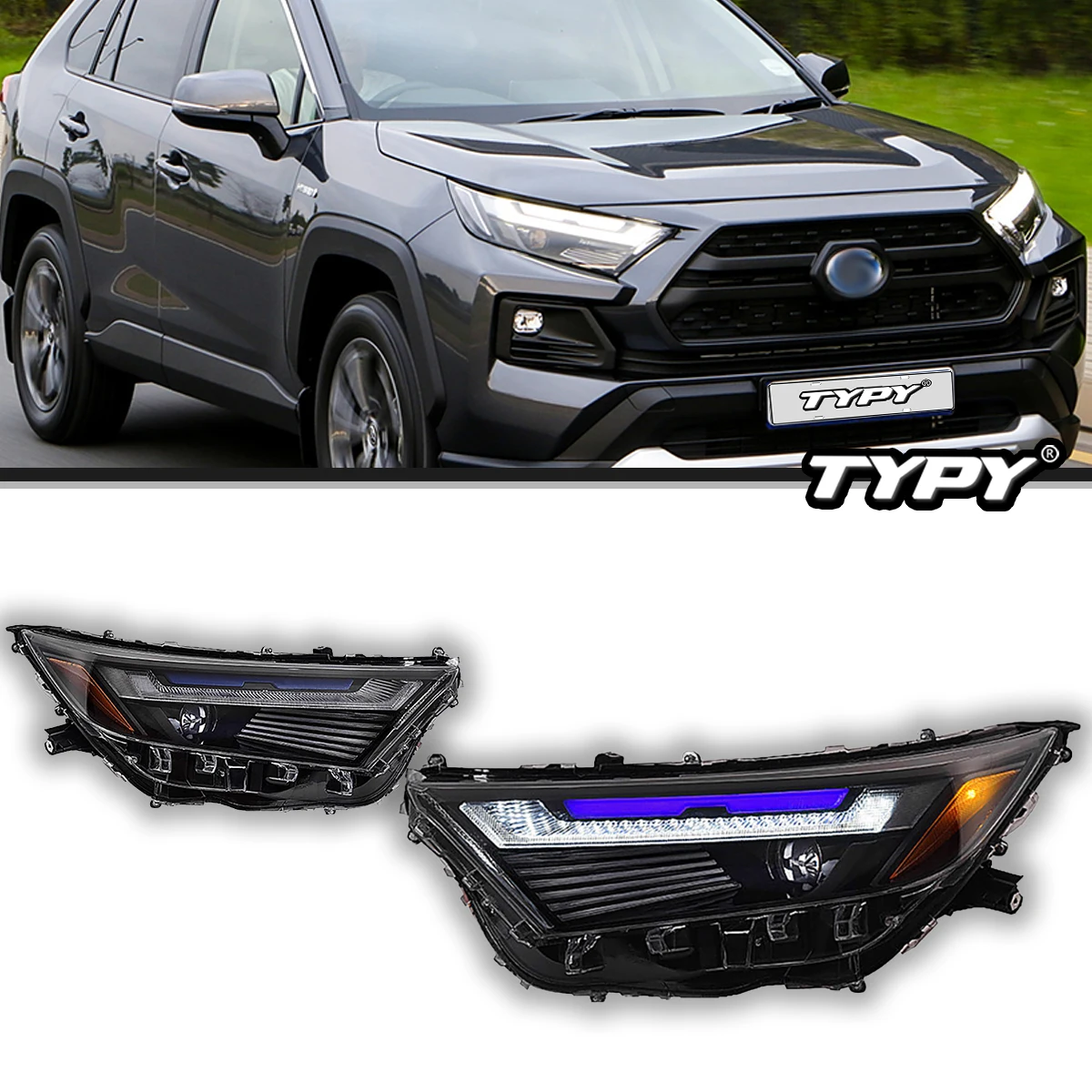 Автомобильные фары TYPY для Toyota RAV4, фары 2020-2024, светодиодные фары для проектора, дневные ходовые огни, автомобильные аксессуары
Автомобильные фары TYPY для Toyota RAV4, фары 2020-2024, светодиодные фары для проектора, дневные ходовые огни, автомобильные аксессуары