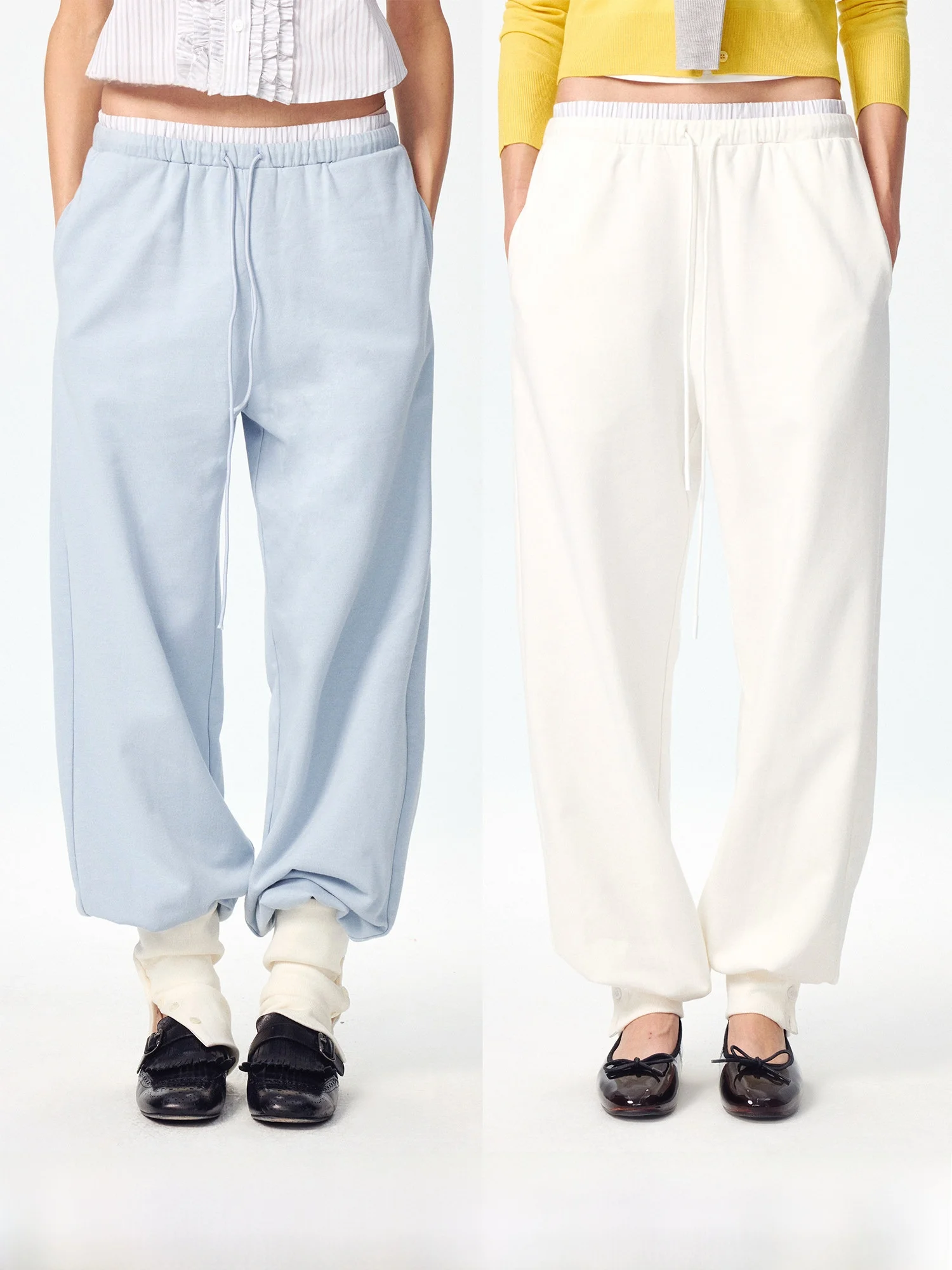Loose Feel Patchwork Dstring Design Women's Cuffed Sweatpants Low Waist Cotton Blend Retro Sle Casual Trousers
Loose Feel Patchwork Dstring Design Women's Cuffed Sweatpants Low Waist Cotton Blend Retro Sle Casual Trousers