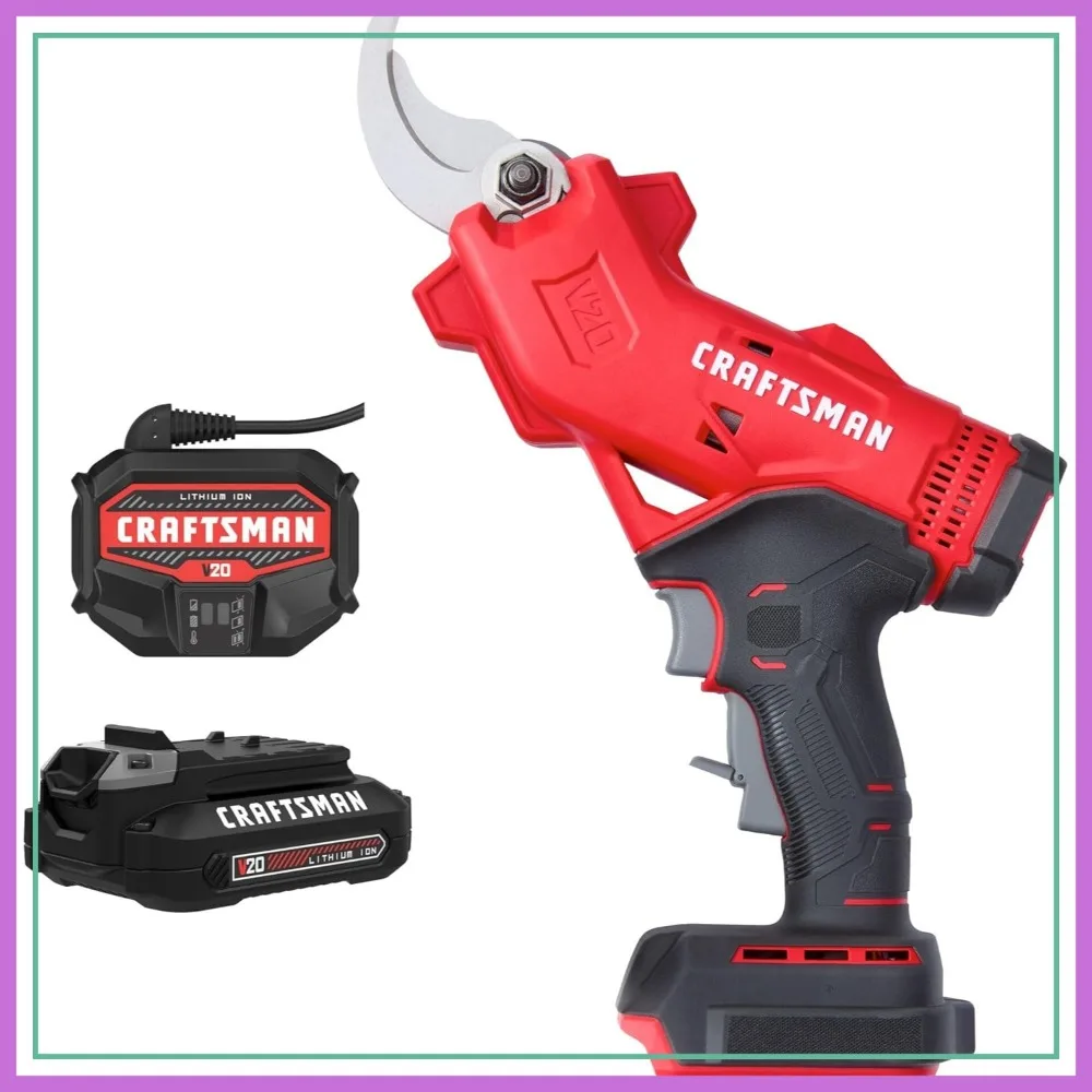 Cordless Electric Pruner, Pruning Shears for Gardening, 2 Ah Battery and Charger Included, Electric Pruning Shears, Tree Pruner
Cordless Electric Pruner, Pruning Shears for Gardening, 2 Ah Battery and Charger Included, Electric Pruning Shears, Tree Pruner
