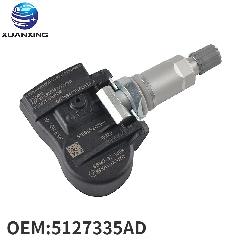 Система мониторинга давления в шинах 5127335AD TPMS 315 МГц для CHRYSLER DODGE
Система мониторинга давления в шинах 5127335AD TPMS 315 МГц для CHRYSLER DODGE