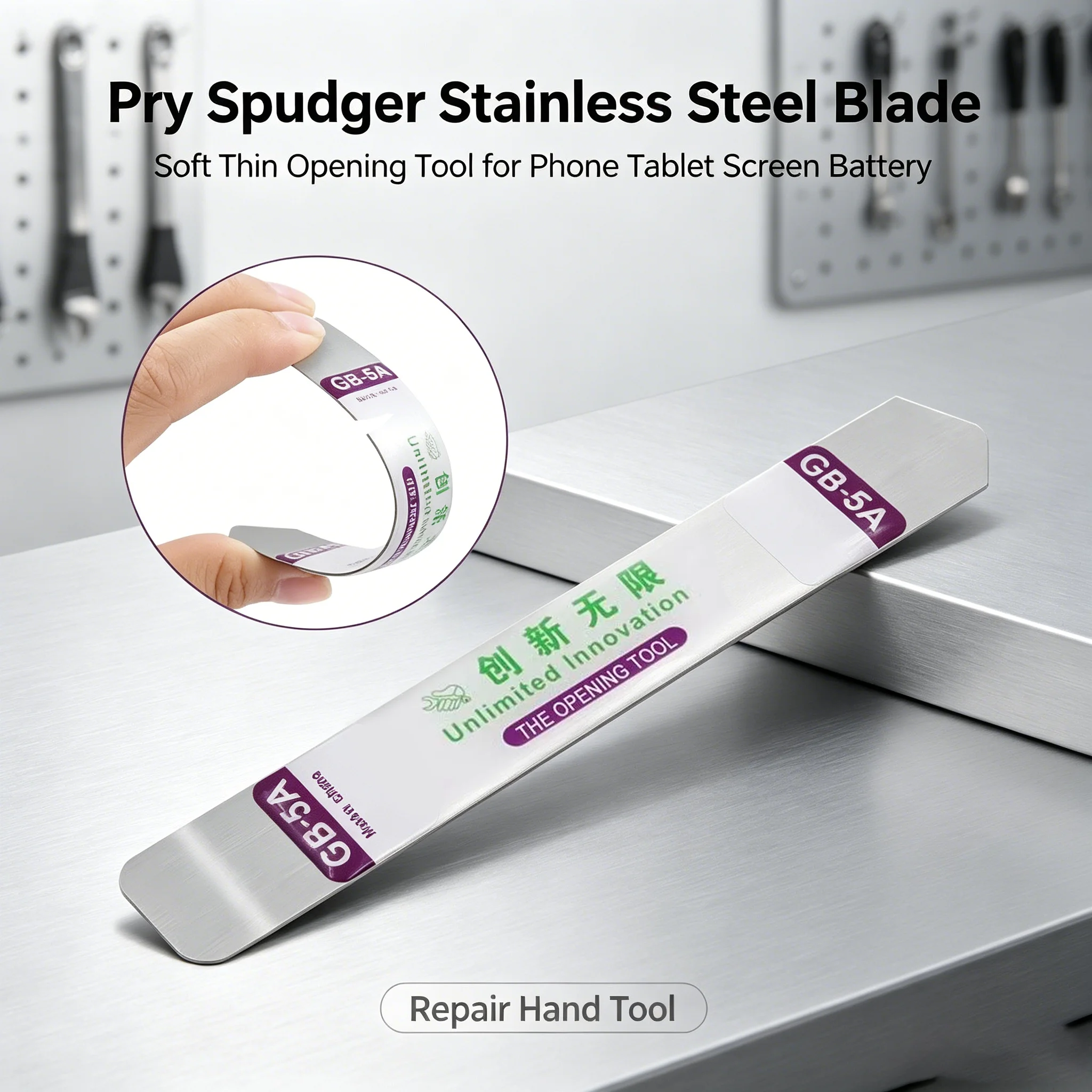 1/3/5/10/20pcs Stainless Steel Blade Soft Thin Pry Spudger Cell Phone Tablet Screen Battery Opening Tools
1/3/5/10/20pcs Stainless Steel Blade Soft Thin Pry Spudger Cell Phone Tablet Screen Battery Opening Tools