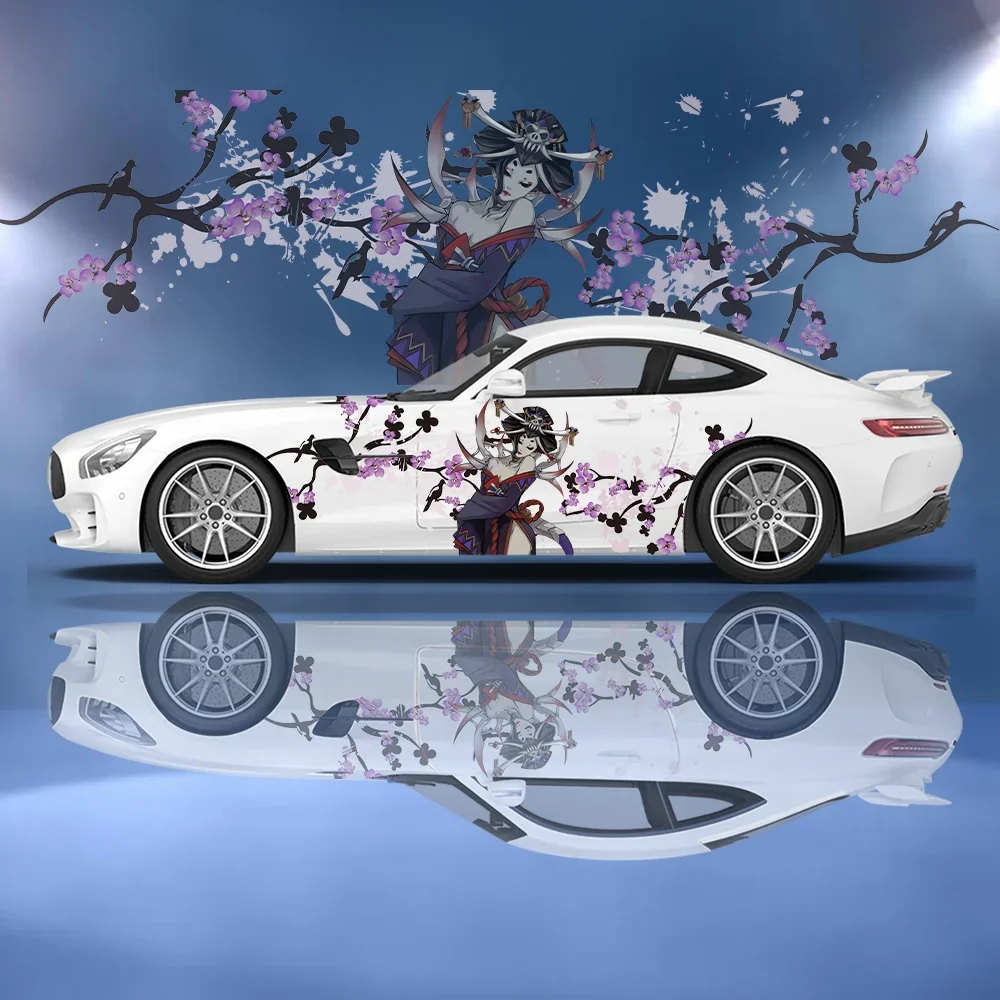 Japanese Geisha Flower Decoration Car Side Sticker Vinyl Self-adhesive Paper Motorsport Paint Decal Suitable for Car Truck Suv
Japanese Geisha Flower Decoration Car Side Sticker Vinyl Self-adhesive Paper Motorsport Paint Decal Suitable for Car Truck Suv