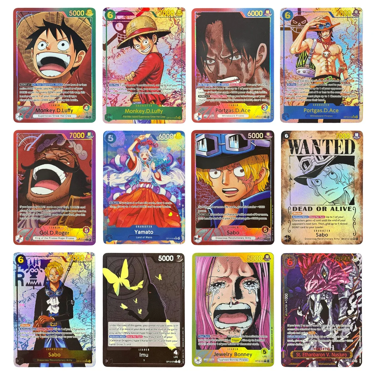 One Piece Proxy Card 2025 OP13 Cards Monkey D Luffy Portgas D Ace Gol Collectible Trading Card Anime TCG Singles Toys Gift
One Piece Proxy Card 2025 OP13 Cards Monkey D Luffy Portgas D Ace Gol Collectible Trading Card Anime TCG Singles Toys Gift