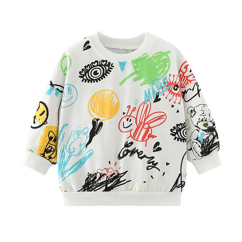 Hot Selling 2-7T Animals Printed Bees Girls Sweatshirts Girls Toddler Kids Clothing Autumn Spring Sport Baby Hooded Shirts
Hot Selling 2-7T Animals Printed Bees Girls Sweatshirts Girls Toddler Kids Clothing Autumn Spring Sport Baby Hooded Shirts