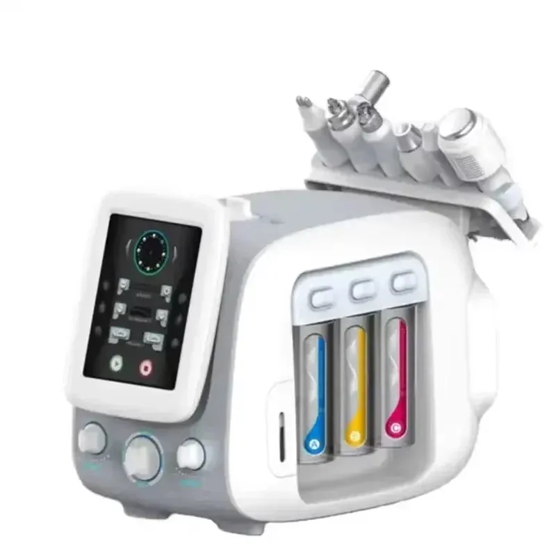 Многофункциональная кислородно-струйная машина для пилинга, дермабразия, аква-пилинг, отшелушивающее средство для кожи, косметическое оборудование для профессионального использования
Многофункциональная кислородно-струйная машина для пилинга, дермабразия, аква-пилинг, отшелушивающее средство для кожи, косметическое оборудование для профессионального использования