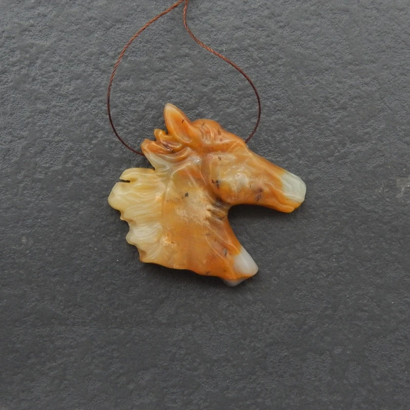 Natural Stone Amazonite Horse Head Pendant Bead Semiprecious Carved Fashion Jewelry Necklace Accessory 43x39x8mm 22.1g
Natural Stone Amazonite Horse Head Pendant Bead Semiprecious Carved Fashion Jewelry Necklace Accessory 43x39x8mm 22.1g