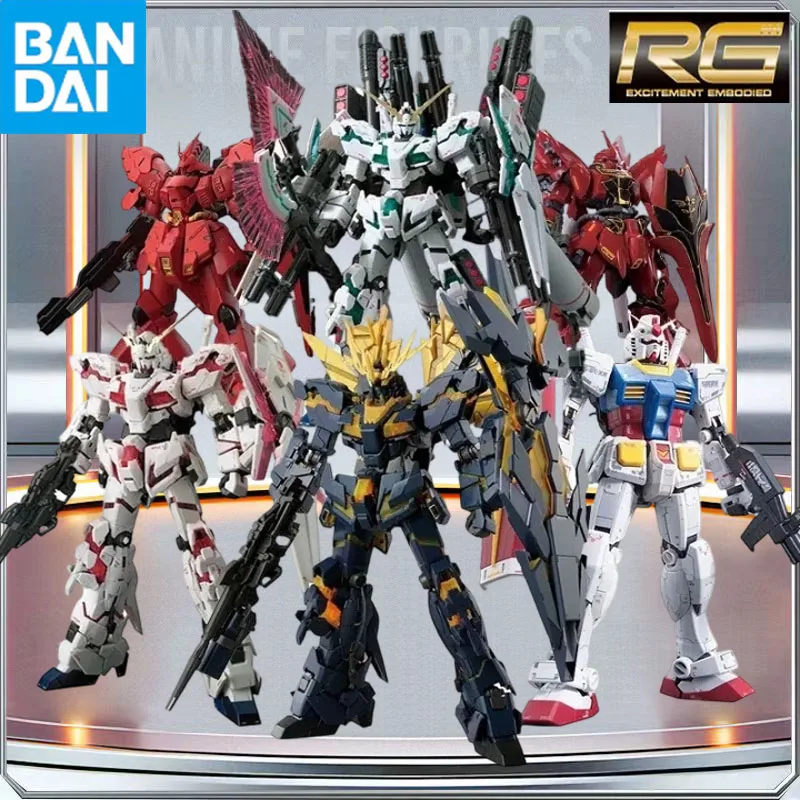 BANDAI Genuine Gundam RG RX-78-2 WING UNICORN GOD GUNDAM ASTRAY EXIA EPYON SAZABI Anime Action Figure Assembly Model Toy Gift
BANDAI Genuine Gundam RG RX-78-2 WING UNICORN GOD GUNDAM ASTRAY EXIA EPYON SAZABI Anime Action Figure Assembly Model Toy Gift