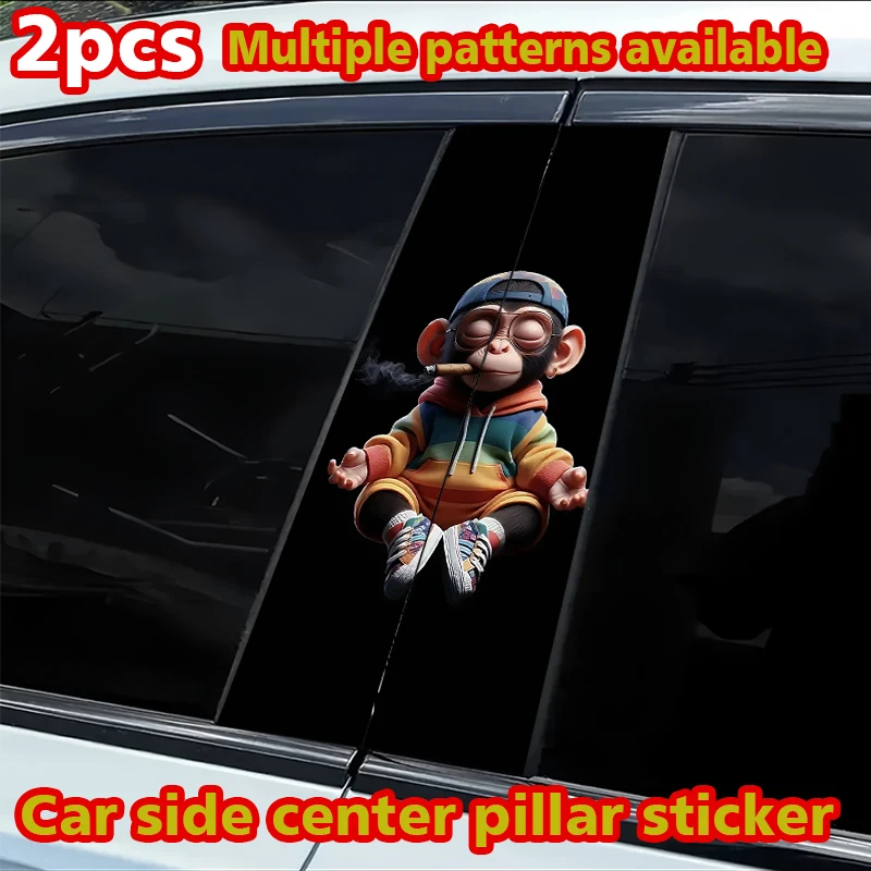 2 наклейки на центральные стойки автомобиля, наклейка для защиты от царапин на B-стойке Smoking Monkey
2 наклейки на центральные стойки автомобиля, наклейка для защиты от царапин на B-стойке Smoking Monkey