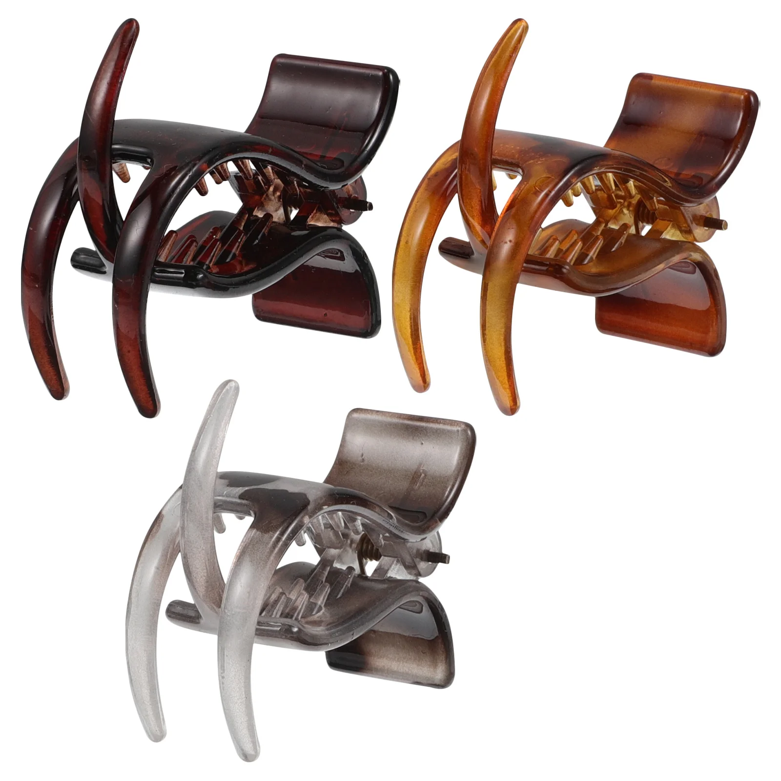 3Pcs Non Slip Grip Hair Claw Clips for Thick Curly Hair Stylish Design Suitable for Multiple Hairstyles Women Claw Clips
3Pcs Non Slip Grip Hair Claw Clips for Thick Curly Hair Stylish Design Suitable for Multiple Hairstyles Women Claw Clips