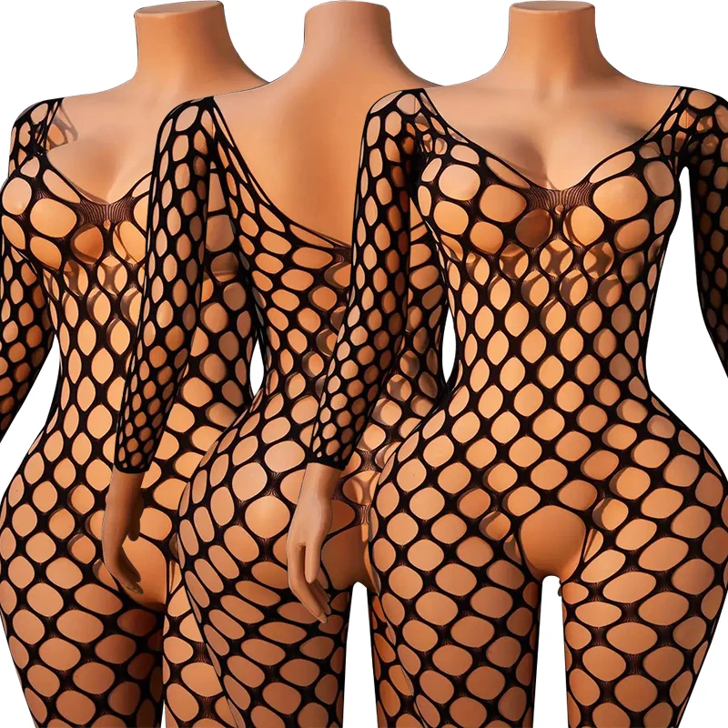 Sexy Open Crotch Lingerie Women Mesh Hollow Bodystockings Erotic Costumes Fishnet See Through Cosplay Uniform Porno Underwear
Sexy Open Crotch Lingerie Women Mesh Hollow Bodystockings Erotic Costumes Fishnet See Through Cosplay Uniform Porno Underwear