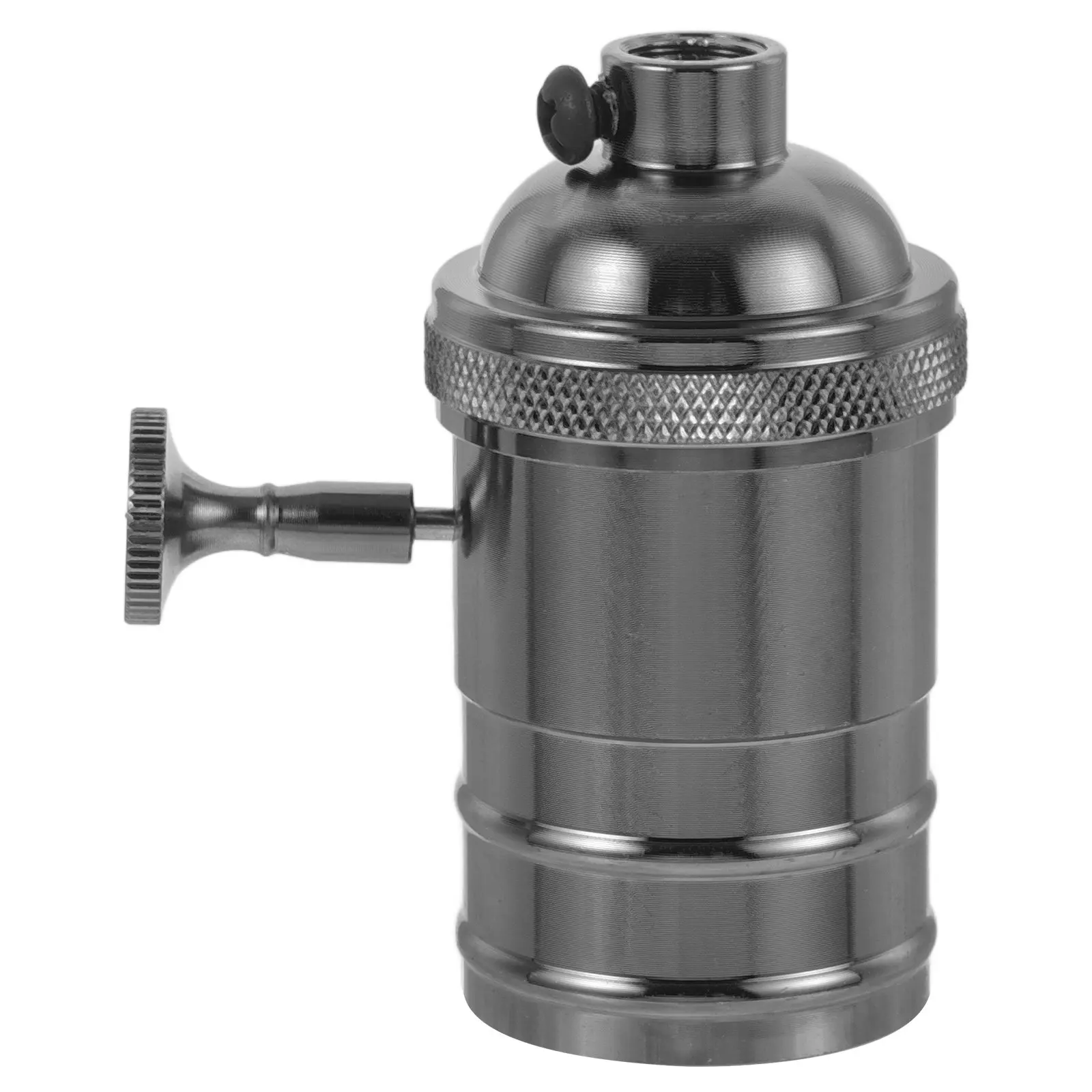 Vintage Lamp Socket Holder Metal Light Bulb Socket E26 Knob Adjustment DIY Pendant Light Fixture Retro Lamp Parts
Vintage Lamp Socket Holder Metal Light Bulb Socket E26 Knob Adjustment DIY Pendant Light Fixture Retro Lamp Parts