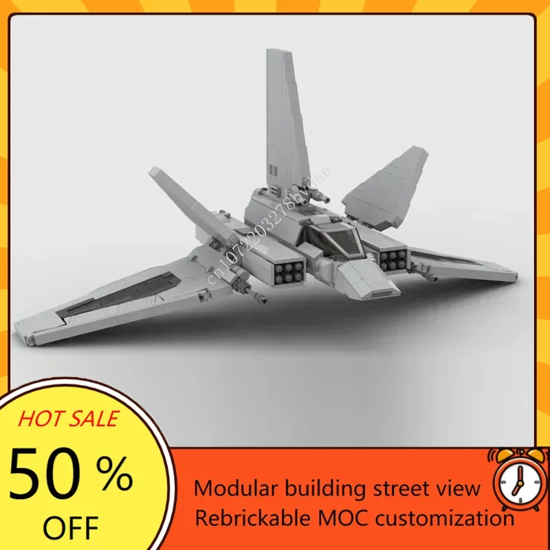 1002PCS MOC Space Battle Alpha XG-1 Model Assault Starfighter Building Blocks Technology Bricks DIY Assembly Toys Birthday Gifts
1002PCS MOC Space Battle Alpha XG-1 Model Assault Starfighter Building Blocks Technology Bricks DIY Assembly Toys Birthday Gifts