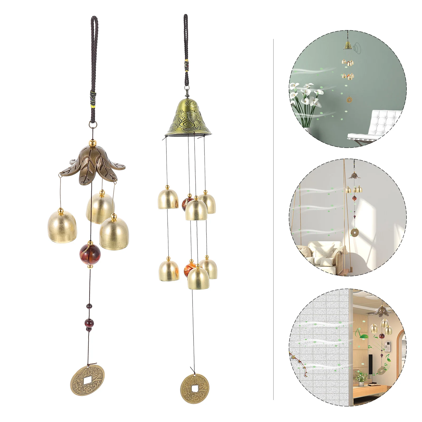 2pcs Retro Chime Alloy Material Delicate Design Garden Patio Decor Hanging Home Adorn Creative Wind Bell Pendant Outdoor Balcony
2pcs Retro Chime Alloy Material Delicate Design Garden Patio Decor Hanging Home Adorn Creative Wind Bell Pendant Outdoor Balcony