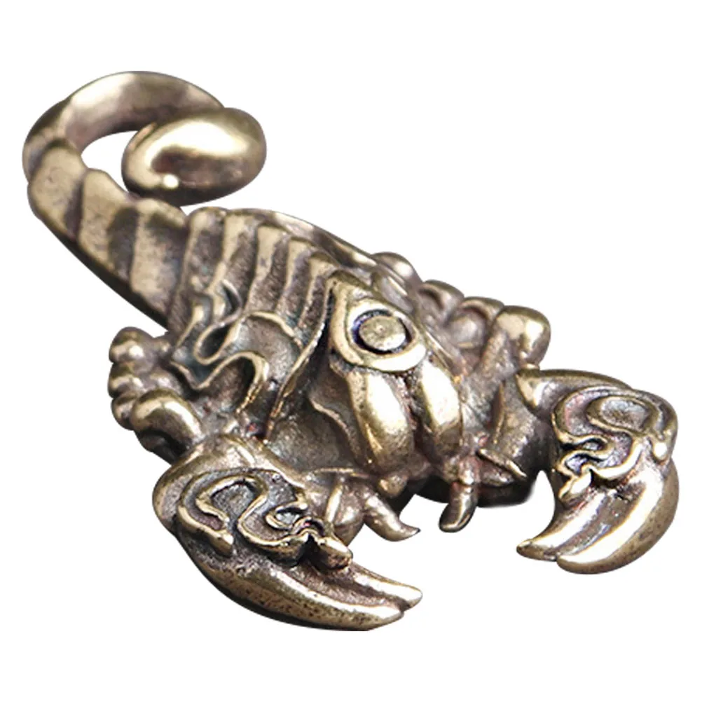 Brass Scorpion Keychain Pendant Retro Flame Design Copper Charm Small Hanging nament DIY Accessories Jewelry Making
Brass Scorpion Keychain Pendant Retro Flame Design Copper Charm Small Hanging nament DIY Accessories Jewelry Making