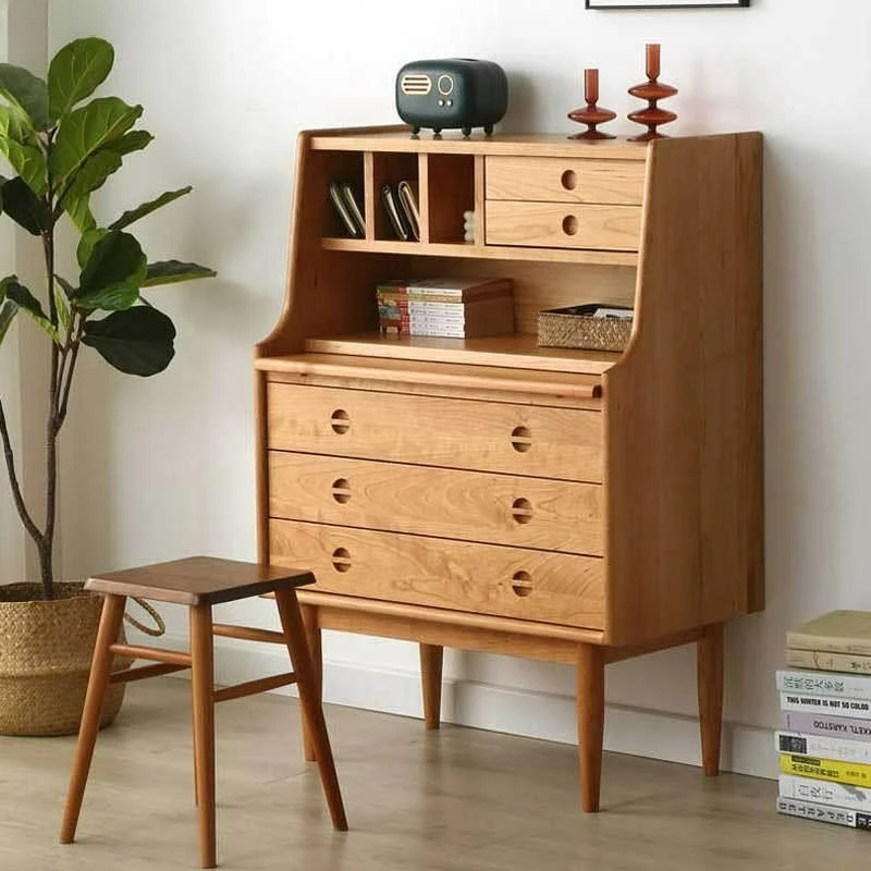 Customizable Nordic Oak Vintage Desk Edge Storage Dresser Table Japanese Cherry Solid Wood
Customizable Nordic Oak Vintage Desk Edge Storage Dresser Table Japanese Cherry Solid Wood