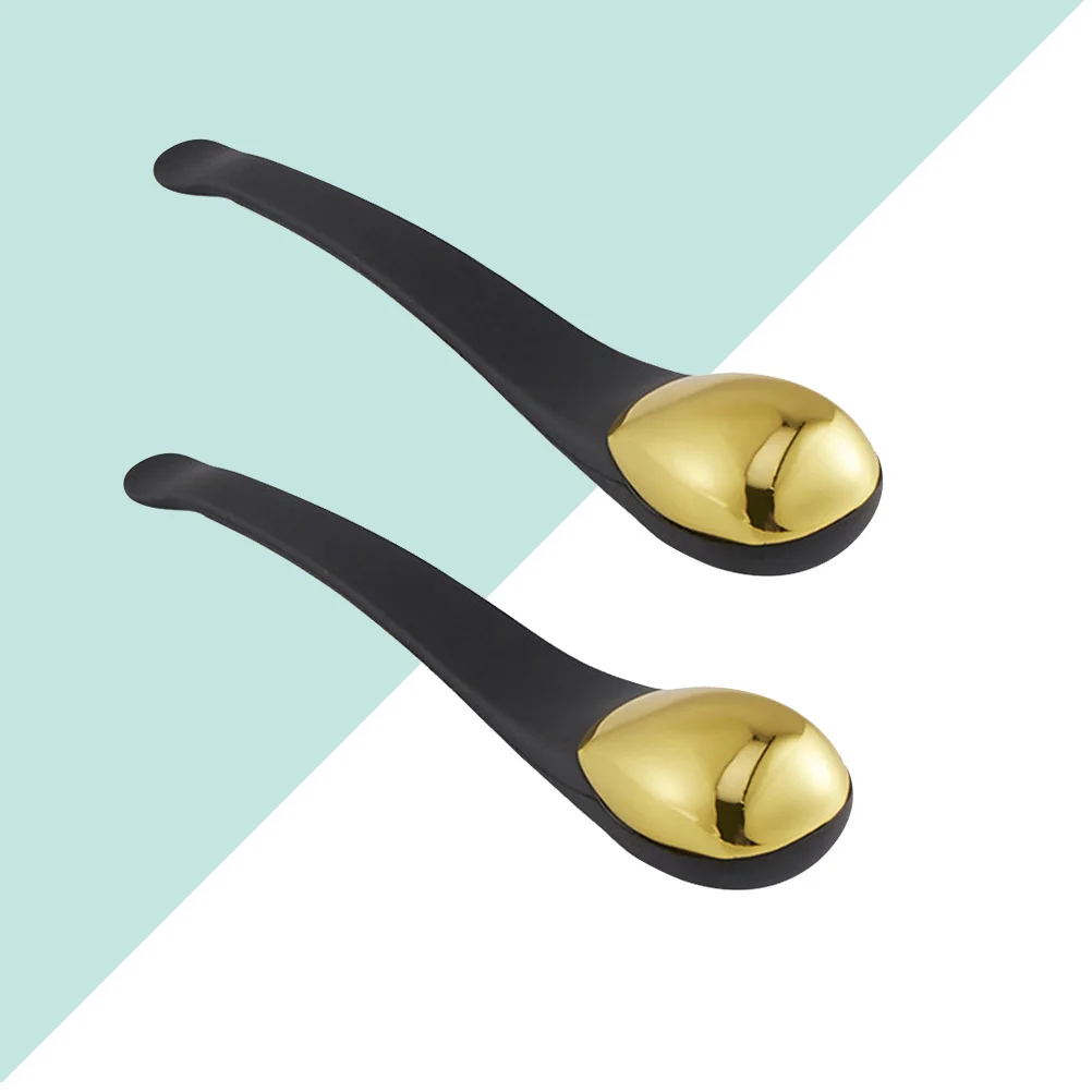 2pcs Massage Stick Zinc Alloy Portable Skincare Tool Dual-End Cream Scoop Spoon Metal Mask Spatula Eye Cream Applicator Durable
2pcs Massage Stick Zinc Alloy Portable Skincare Tool Dual-End Cream Scoop Spoon Metal Mask Spatula Eye Cream Applicator Durable