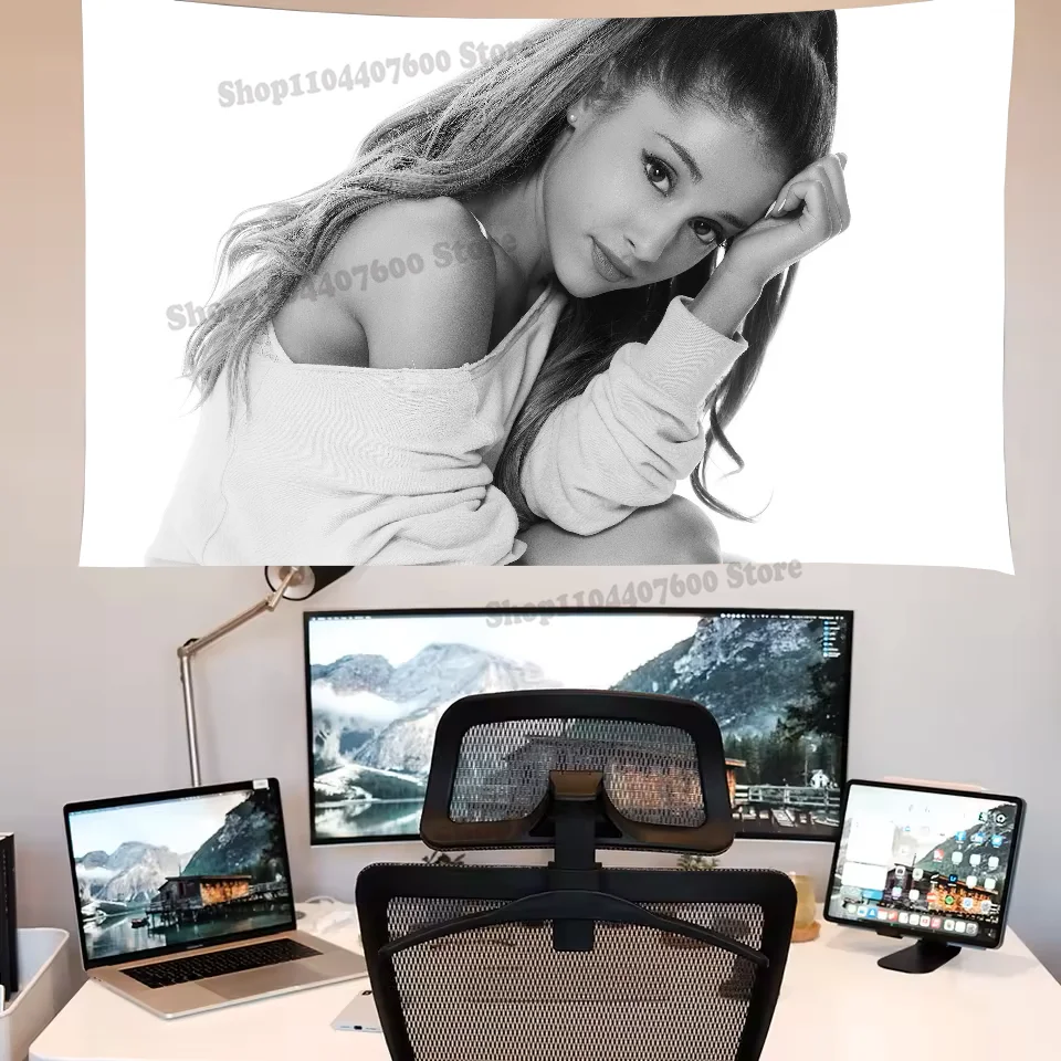 Hot Singer A-Ariana G-Grandes Tapestry Printed Tapestry Decoration canvas Travel Used for advertising creative Birthday Gift
Hot Singer A-Ariana G-Grandes Tapestry Printed Tapestry Decoration canvas Travel Used for advertising creative Birthday Gift