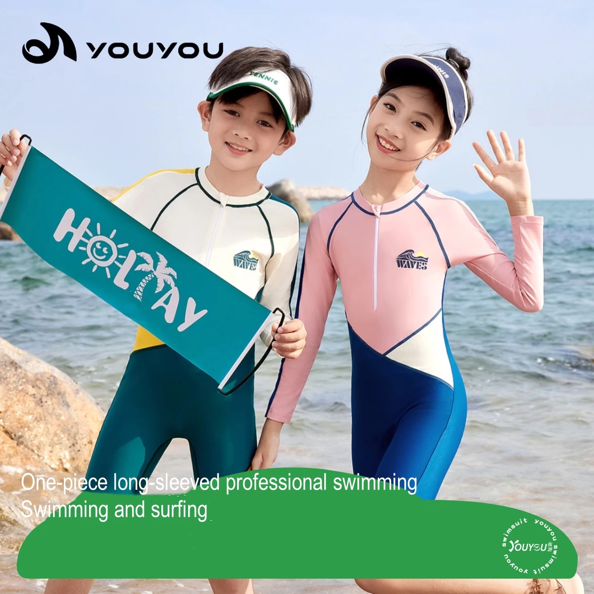 Kids Long Sleeve Outdoor WaterProof Front Zipper Beach Surfing SwimSuit One Piece Front Zipper Quick-Dry Bathing SwimWear
Kids Long Sleeve Outdoor WaterProof Front Zipper Beach Surfing SwimSuit One Piece Front Zipper Quick-Dry Bathing SwimWear
