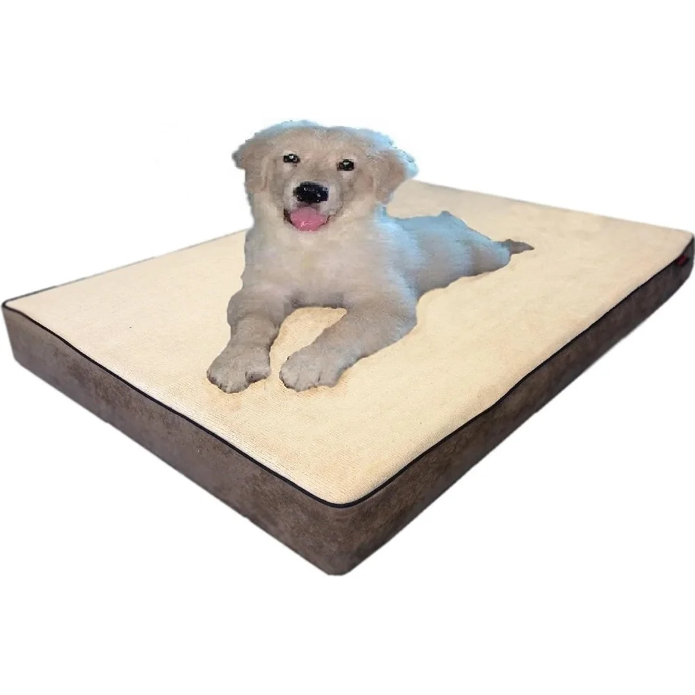 47"X29"X4" Beige Color Gusset Style Orthopedic Waterproof Memory Foam Pet Bed Pad for Large Extra-Large
47"X29"X4" Beige Color Gusset Style Orthopedic Waterproof Memory Foam Pet Bed Pad for Large Extra-Large