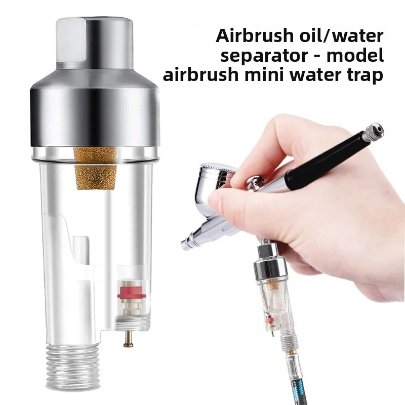 Airbrush Oil-Water Separator / Spray Gun Water Trap Filter — 1/8" Universal Thread — Modeling & Painting Accessory
Airbrush Oil-Water Separator / Spray Gun Water Trap Filter — 1/8" Universal Thread — Modeling & Painting Accessory