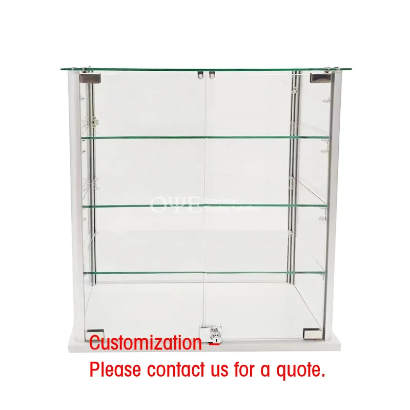 custom.Hotselling Countertop Display Tempered Glass Display showcase
custom.Hotselling Countertop Display Tempered Glass Display showcase