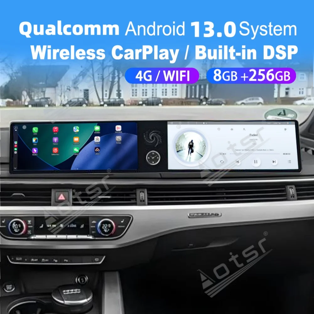 12,3-дюймовый двойной экран Qualcomm Carplay Android автомобильный мультимедийный автомобильный для Audi A4 2016 ~ 2020 GPS-навигация автомобильный радиоприемник
12,3-дюймовый двойной экран Qualcomm Carplay Android автомобильный мультимедийный автомобильный для Audi A4 2016 ~ 2020 GPS-навигация автомобильный радиоприемник